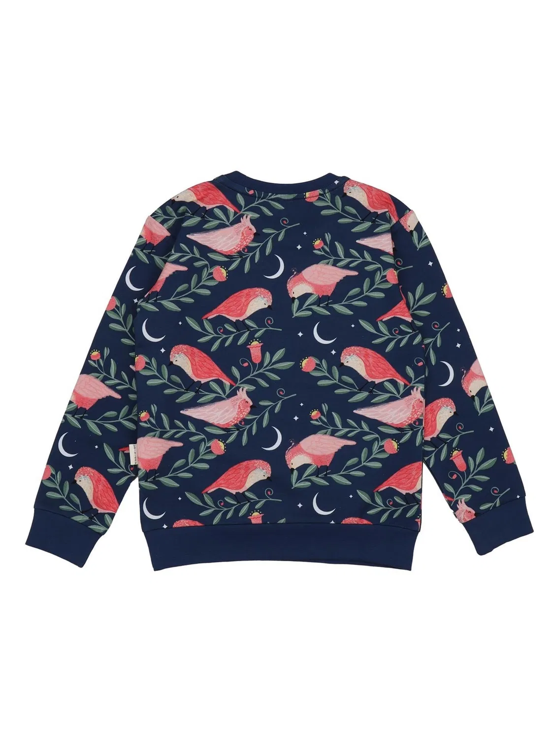 Толстовка Walkiddy Pinky Birds Sweatshirt темно-синего цвета — фото 2