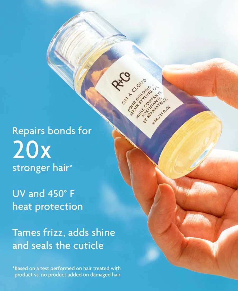 R+Co Средство для укладки волос On A Cloud Bond Building Plus Repair Styling Oil, 1,4 унции — фото 3