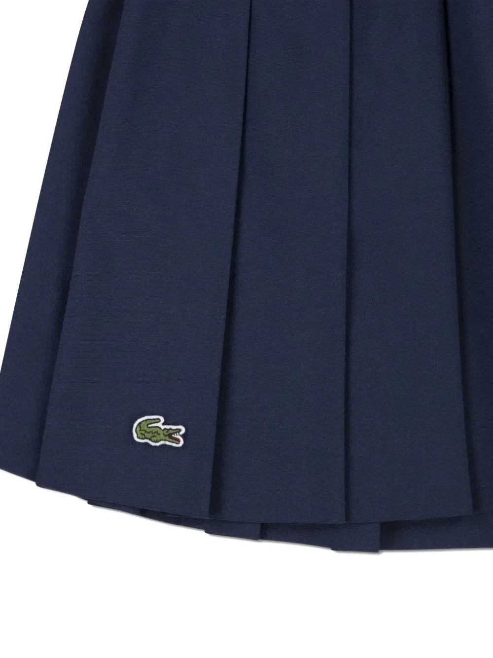 Плиссированная юбка в полоску Lacoste Kids, синий — фото 3