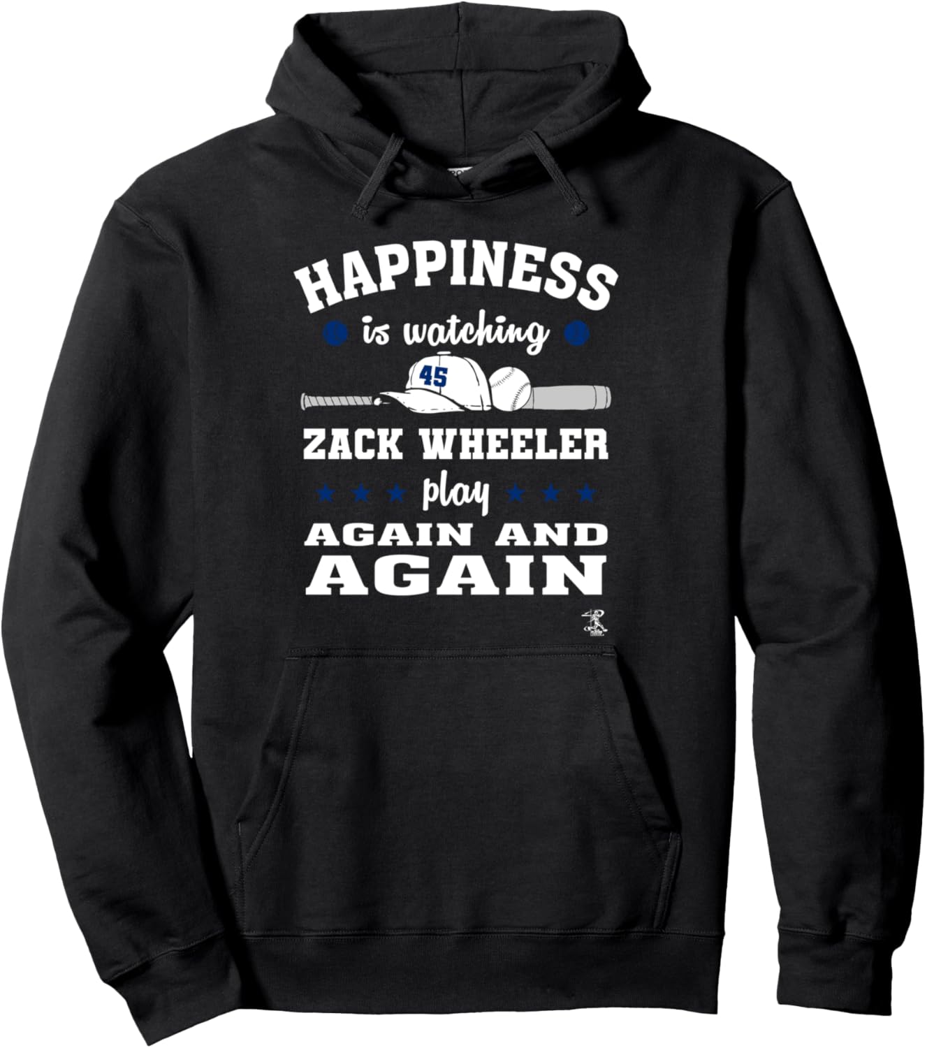

Худи Zack Wheeler Happiness is Watching Game Day, черная Ballpark Mvp, Черный, Худи Zack Wheeler Happiness is Watching Game Day, черная Ballpark Mvp