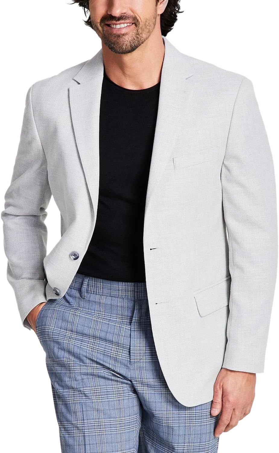 

Мужская куртка-блейзер Tommy Hilfiger Flex с двумя пуговицами, Gray