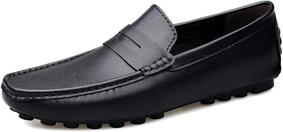 Лоферы кожаные Penny Driving Loafers, черный PUGHGAETZF — фото 2