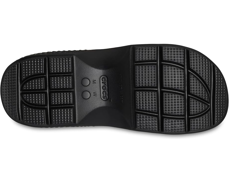 Туфли Crocs Stomp Slide, черный — фото 3