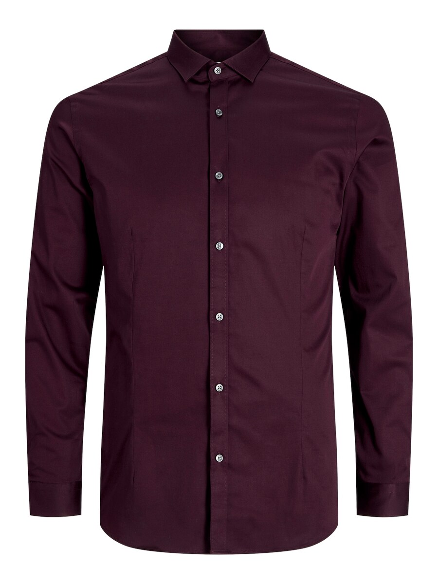 

Приталенная рубашка на пуговицах JACK & JONES Parma, цвет Aubergine