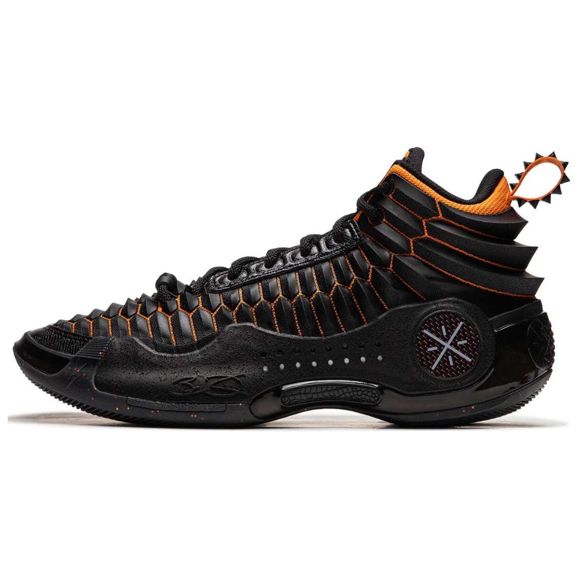 

LINING Баскетбольные кроссовки Wade's Way 10 Low с противоскользящей подошвой и высоким берцем, мужские, черные