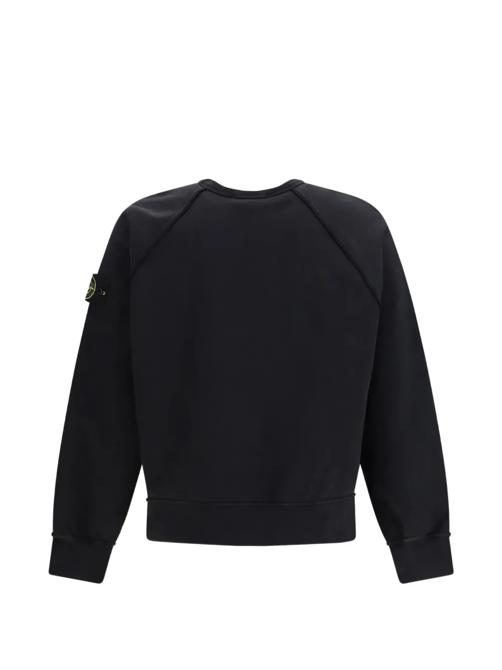 Толстовка с круглым вырезом и нашивками Stone Island, черный — фото 2