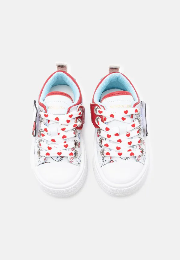 Теннисные кроссовки hello kitty Monnalisa, Bianco/Rosso — фото 4