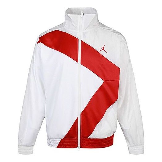 

Куртка Air Jordan Stand Collar Sports Windproof Jacket White, белый