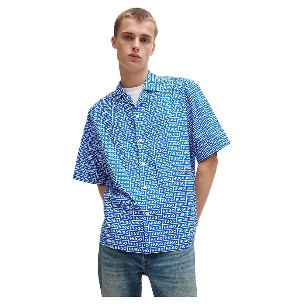 

Рубашка HUGO Eligino 10261696 BLUE, синий