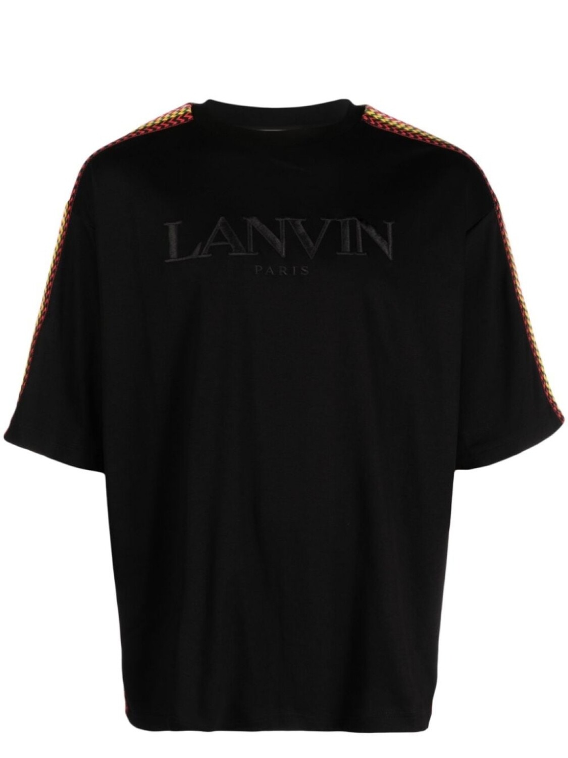 

Lanvin футболка Curb с кружевом, черный