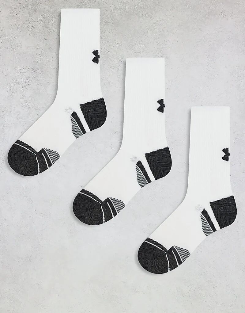 

Комплект из 3 пар носков Under Armour Performance Tech белого и серого цветов
