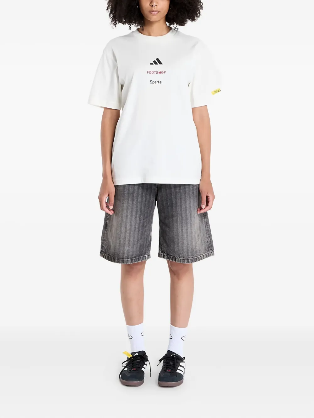 Футболка из коллаборации с Footshop и Sparta Adidas, нейтральный — фото 2