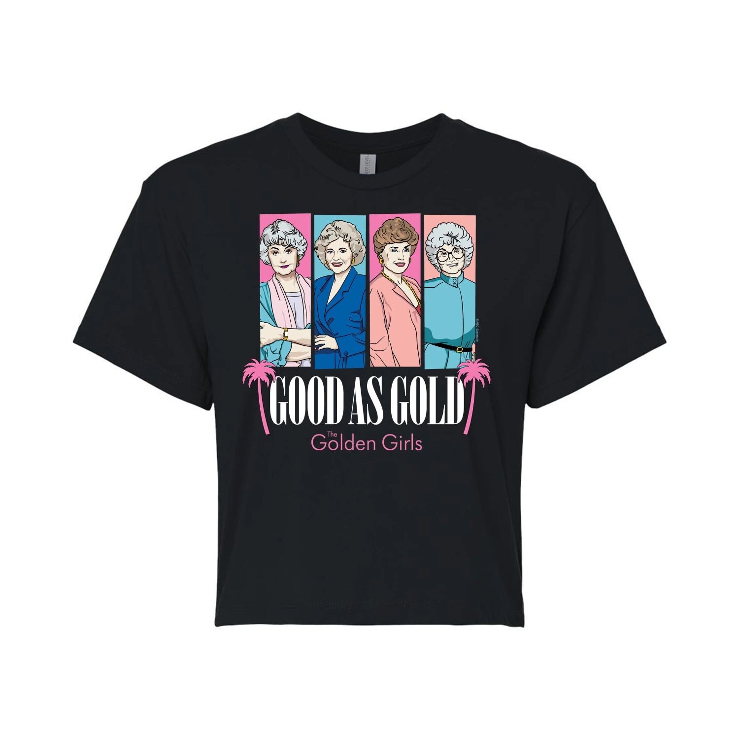 

Укороченная футболка с рисунком Golden Girls Good As Gold для юниоров Licensed Character