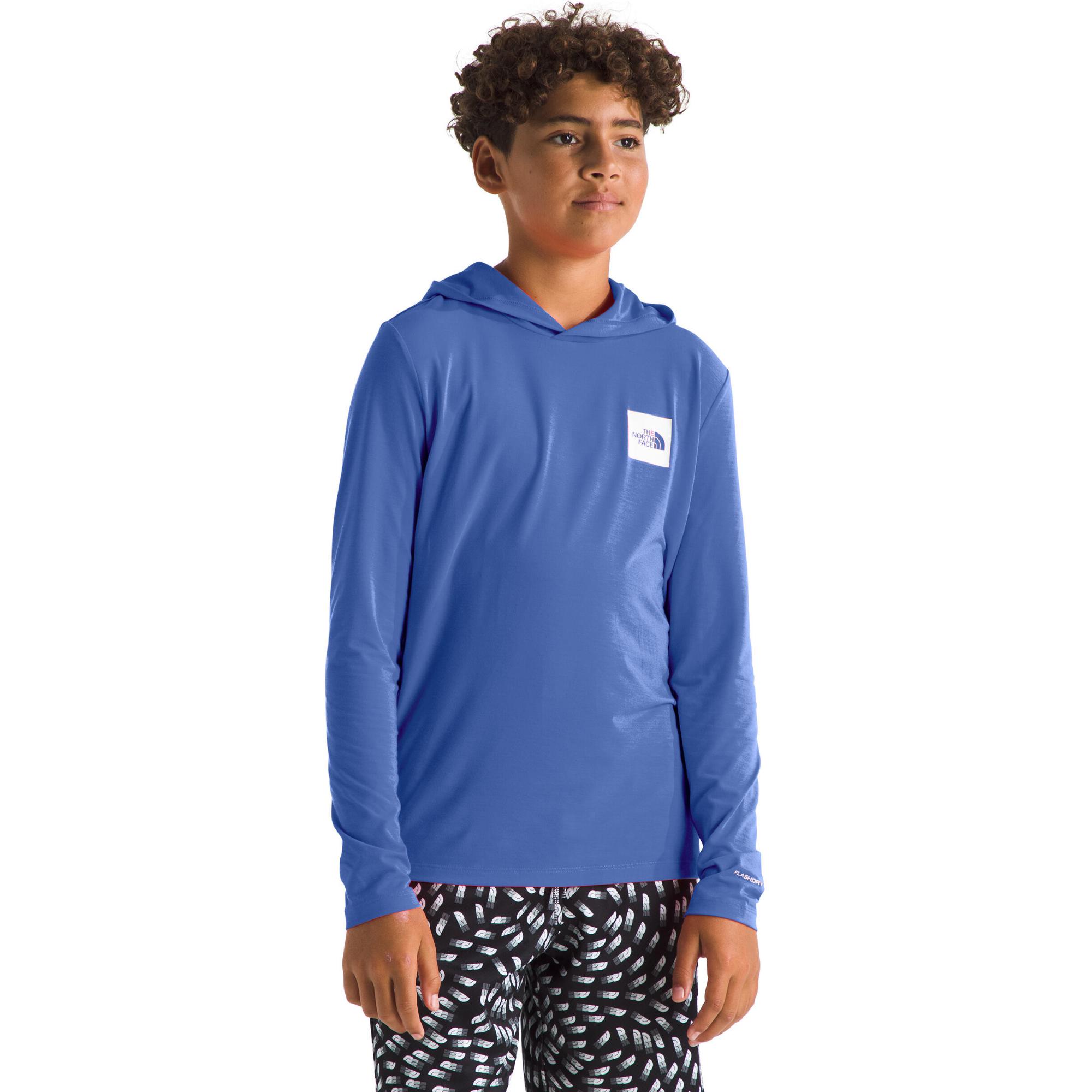 Детская толстовка с длинными рукавами "Приключения" The North Face, Virtual Blue — фото 4