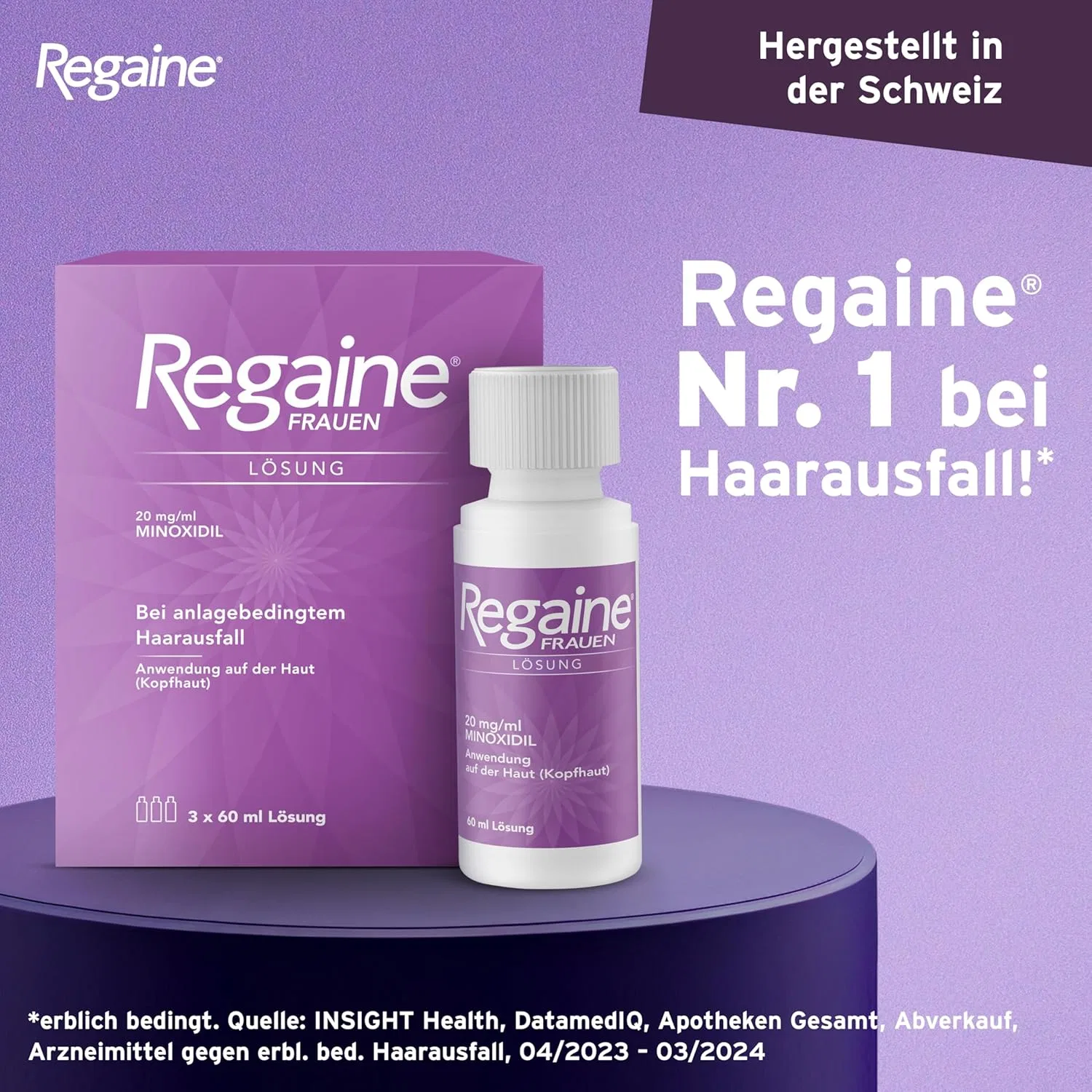 Раствор для женщин Regaine от наследственного выпадения волос, 6 месяцев Regaine — фото 2