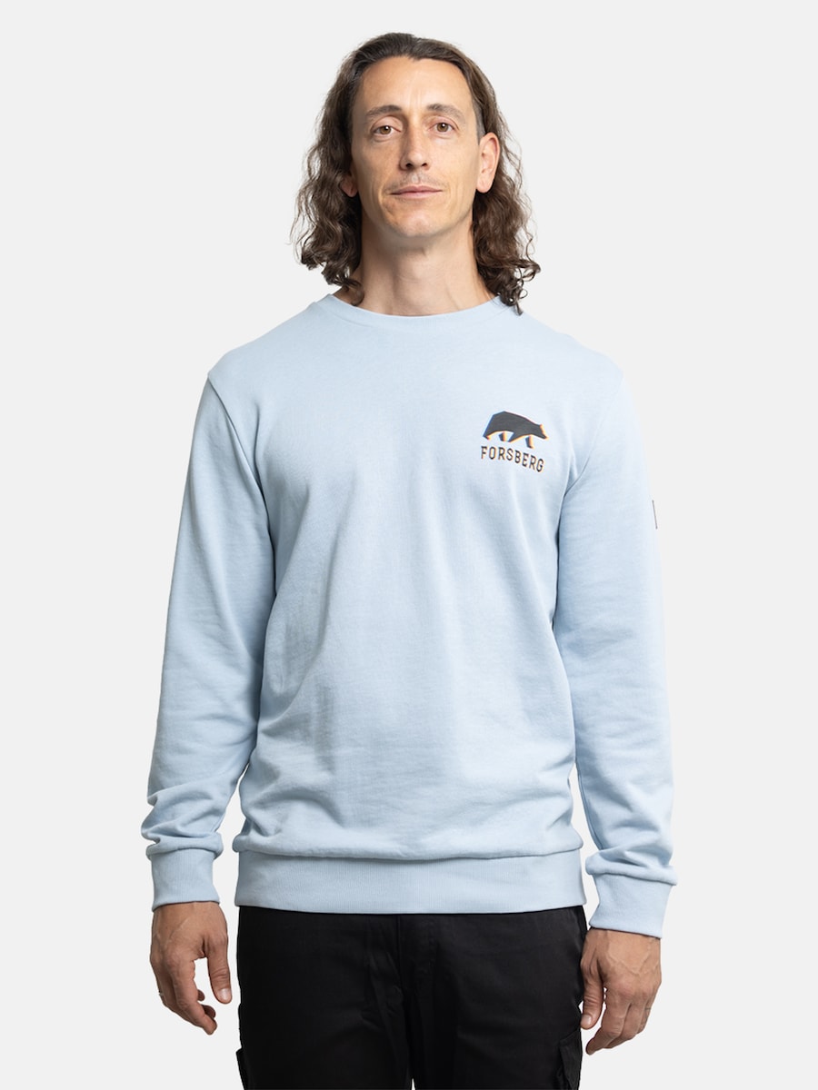 

Толстовка FORSBERG mit kleinem Anaglyph-Logo, синий