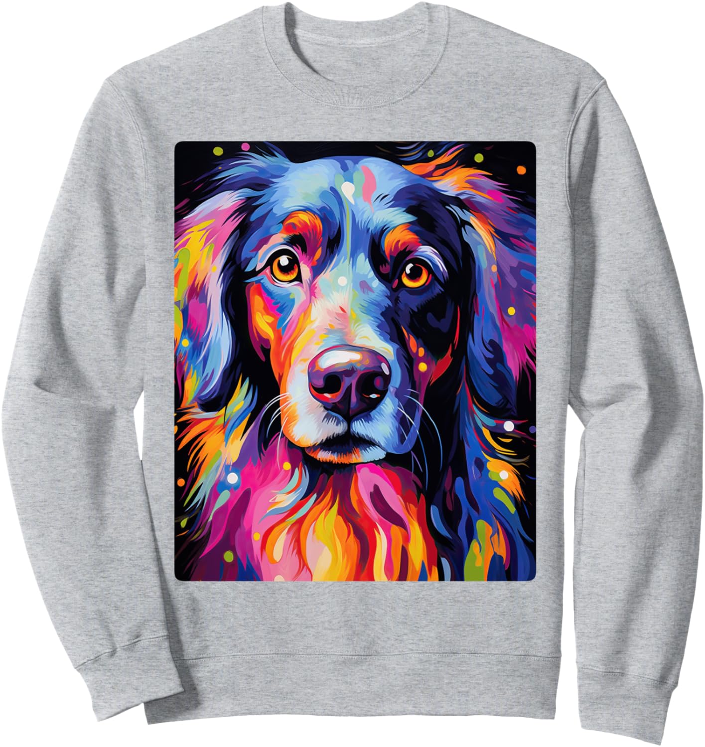 

Фотография собаки, выполненная маслом, милая толстовка с изображением щенка Oil Print Animals, серый