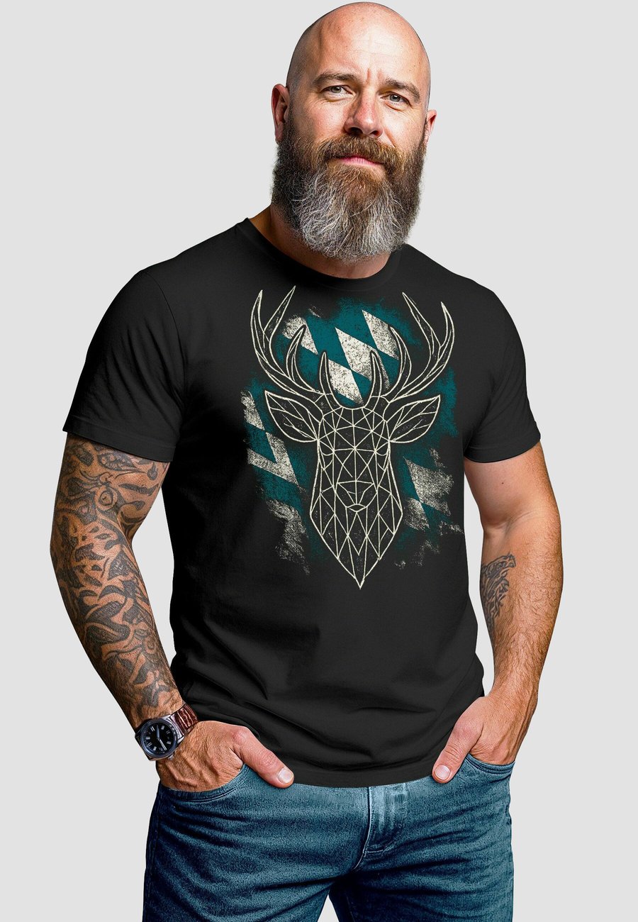 

Футболка MoonWorks FÜR DAS OKTOBERFEST BAYERISCHES ORIGINAL FUN-TRACHTEN, No Text Schwarz/Anthracite, Черный, Футболка MoonWorks FÜR DAS OKTOBERFEST BAYERISCHES ORIGINAL FUN-TRACHTEN, No Text Schwarz/Anthracite