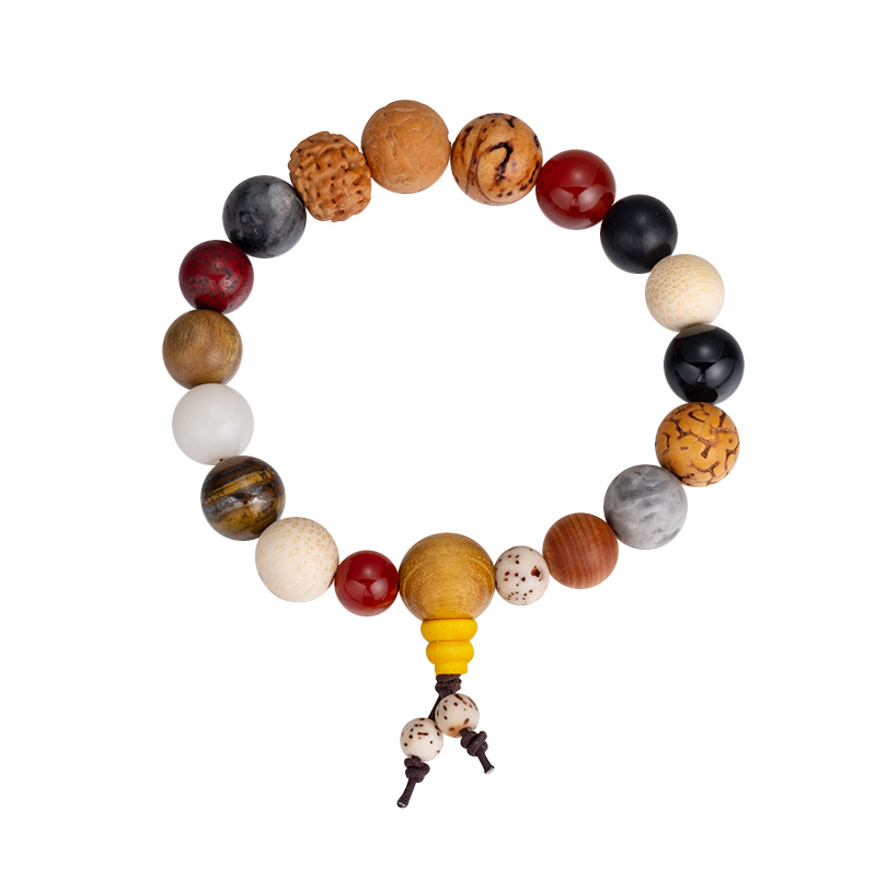 

Браслет из семян бодхи с символом года по восточному календарю унисекс Yu Yin