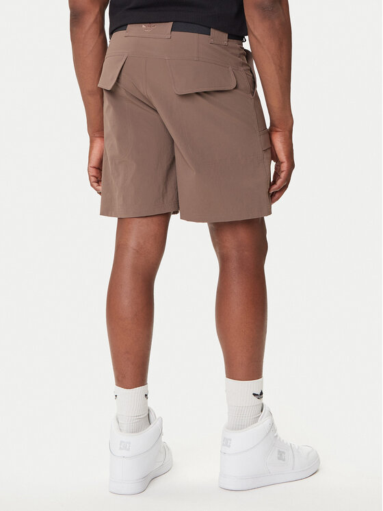 Шорты из ткани loose fit Premium Essentials Utility Cargo JW1081 Adidas, коричневый — фото 3