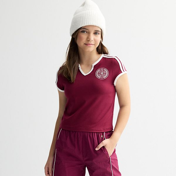 

Футболка с принтом для девочек 7-16 лет Limited Too, Maroon