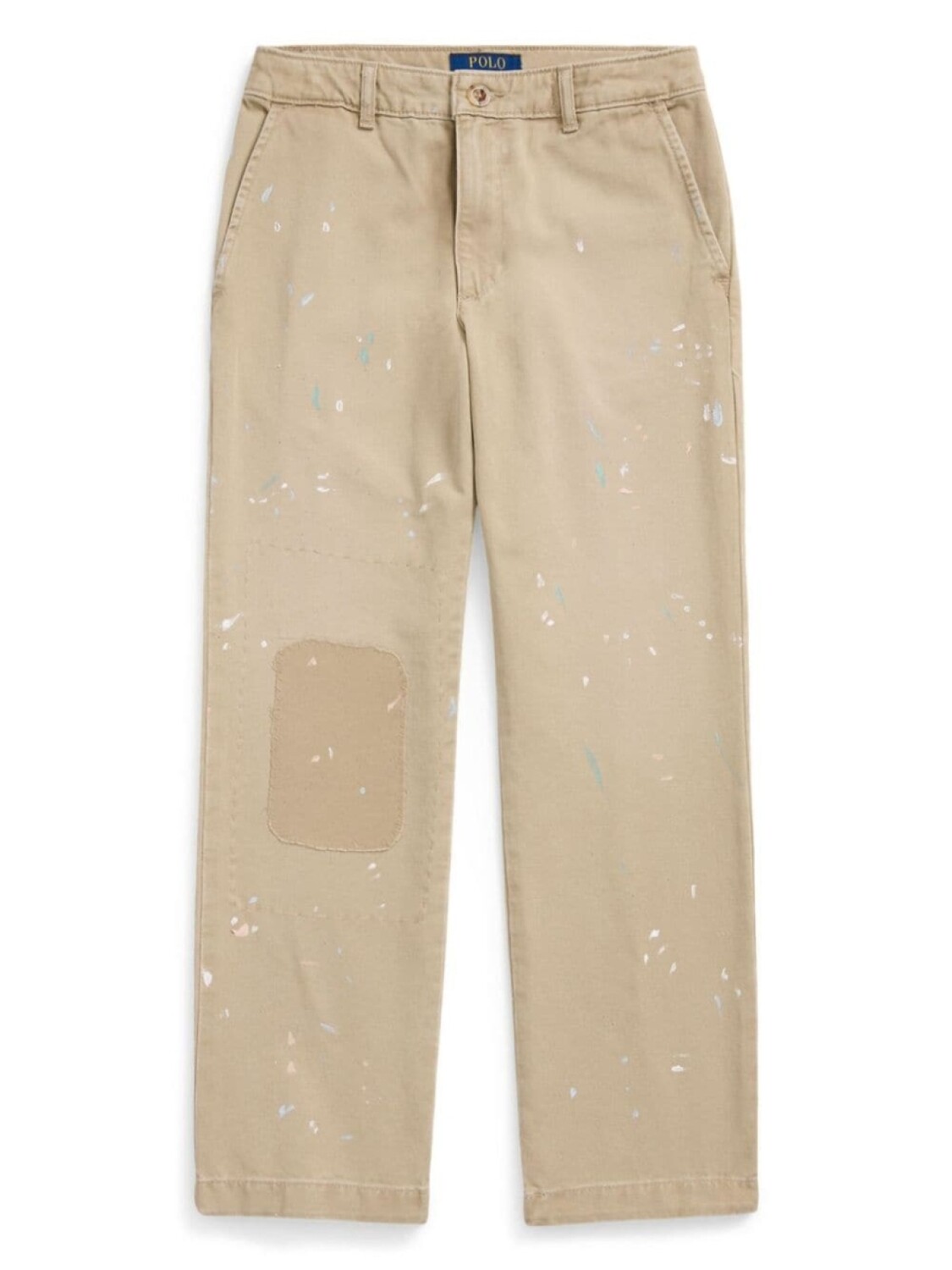 

Ralph Lauren Kids широкие брюки в технике пэчворк, серый