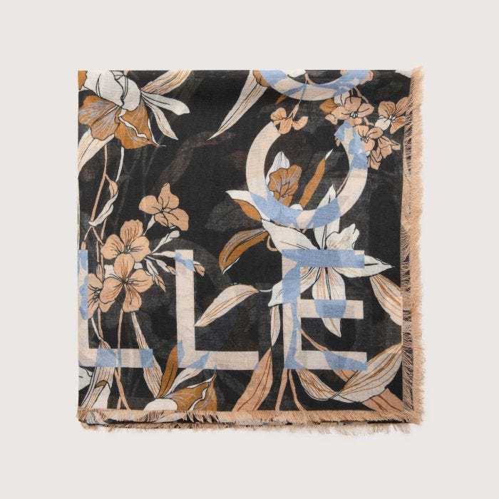 

Платок Coccinelle Jardin De Flores, цвет Multi Noir