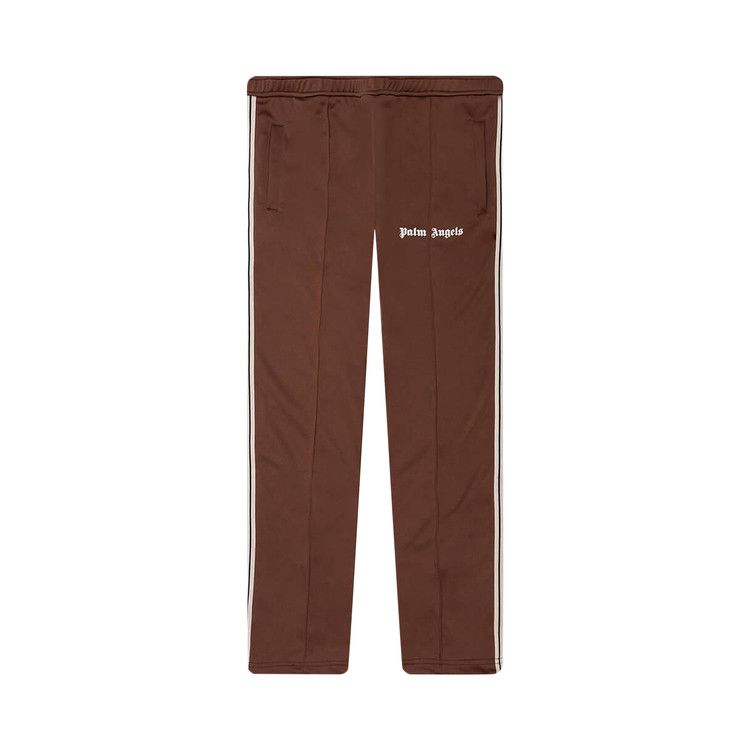 

Брюки Palm Angels Thin Waist Slim Track Pants, Brown/Off White
