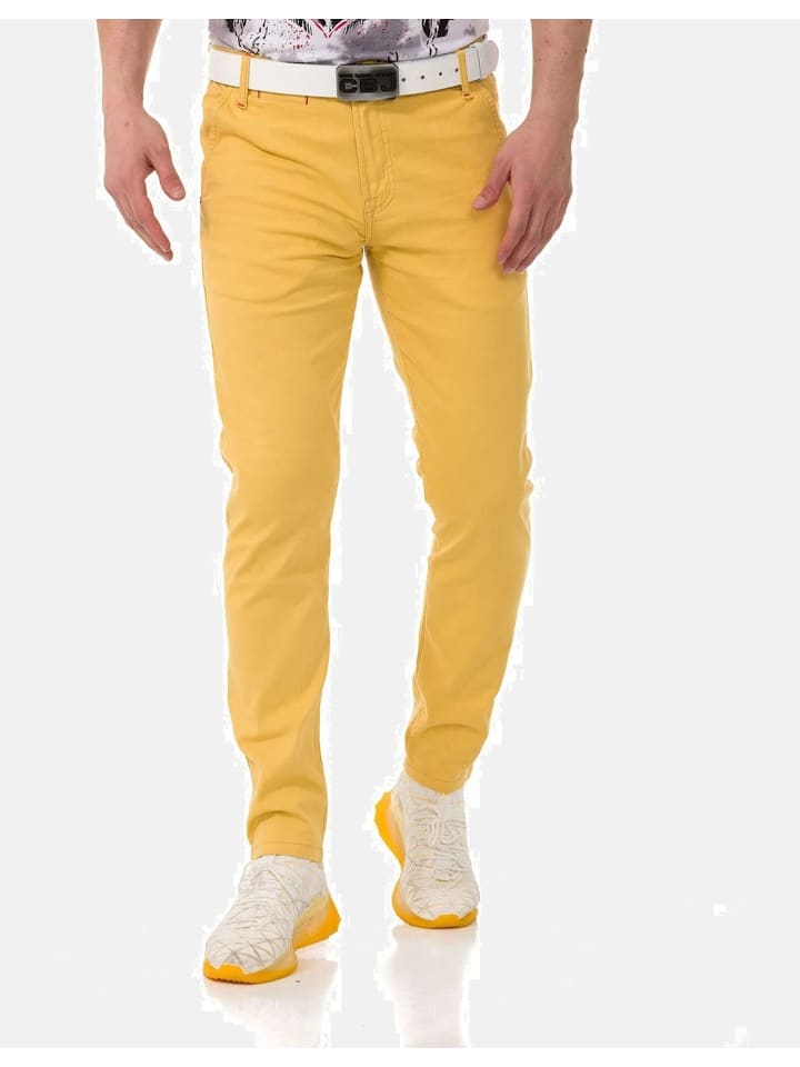 

Тканевые брюки Cipo & Baxx Hose, цвет mustard