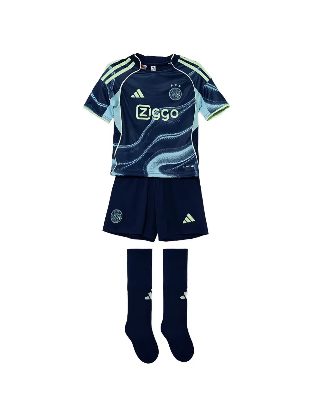 Комплект шорт «Аякс» (из трех штук) Adidas Kids, синий
