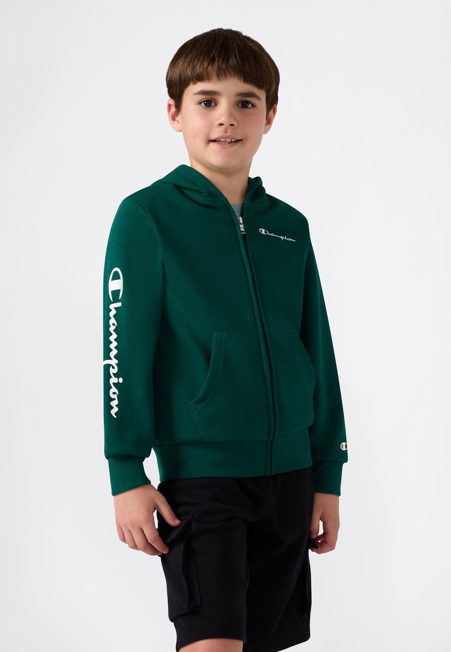 

Худи Champion ICONS CONTRAST FULL ZIP HOODIE UNISEX, Dark Green