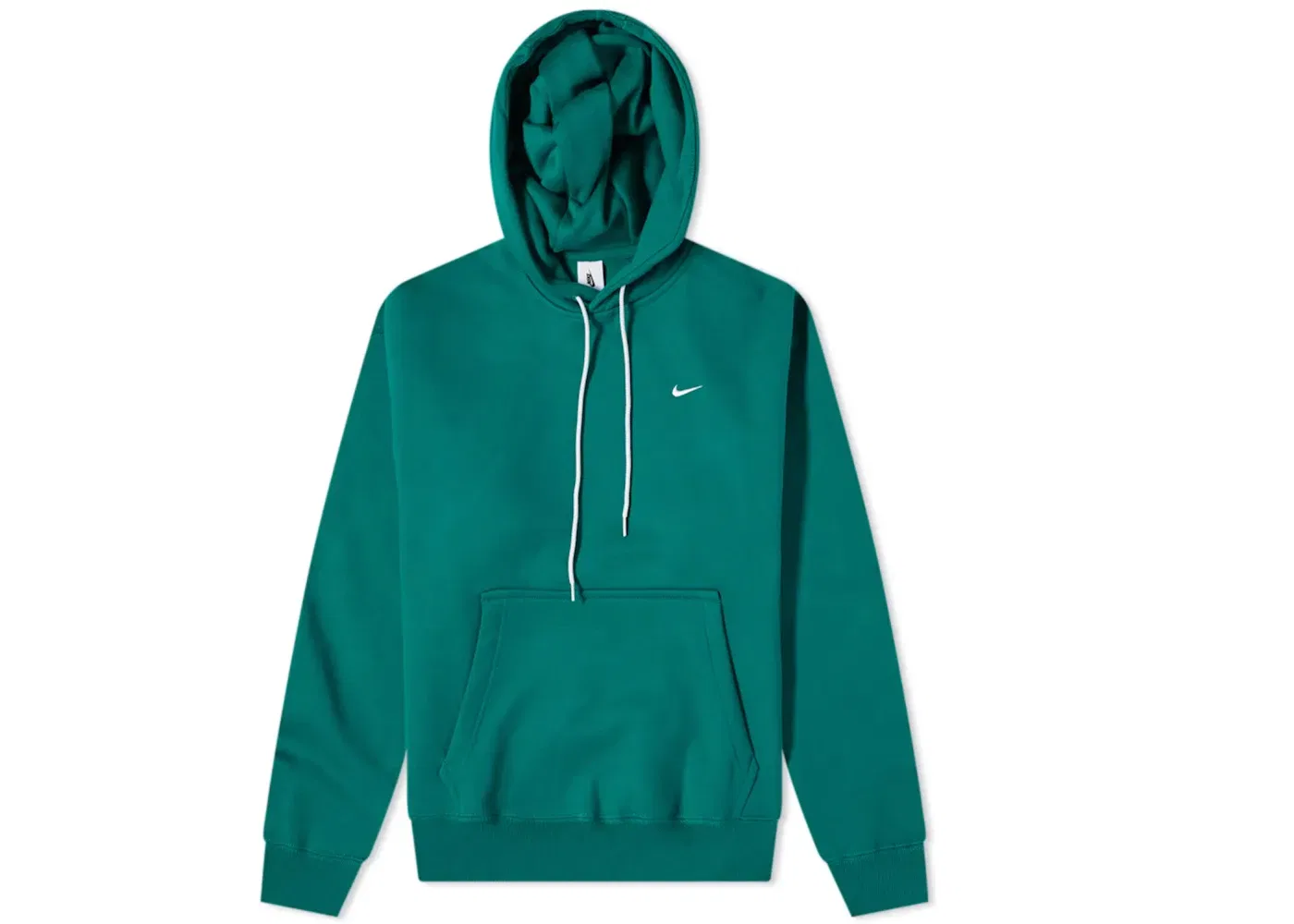 Мужская худи с флисовой подкладкой Nike Lab Solo Swoosh Fleece Hoodie Nike, Mystic Green