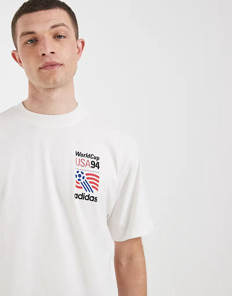 Футболка Adidas Originals US 94, белый — фото 3