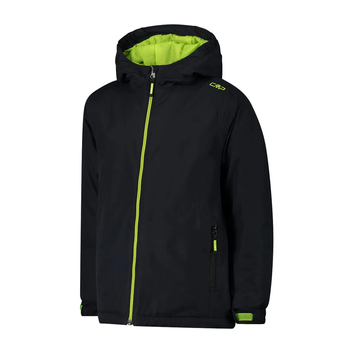 Детская куртка с капюшоном KID JACKET FIX HOOD 33Z1494 Cmp, Turkisblau Gelb — фото 3