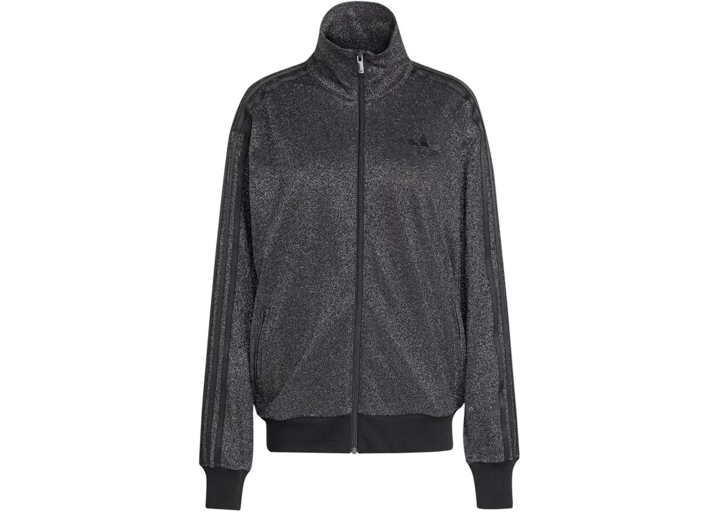 Женская куртка с принтом Adidas, Black/Silver Metallic