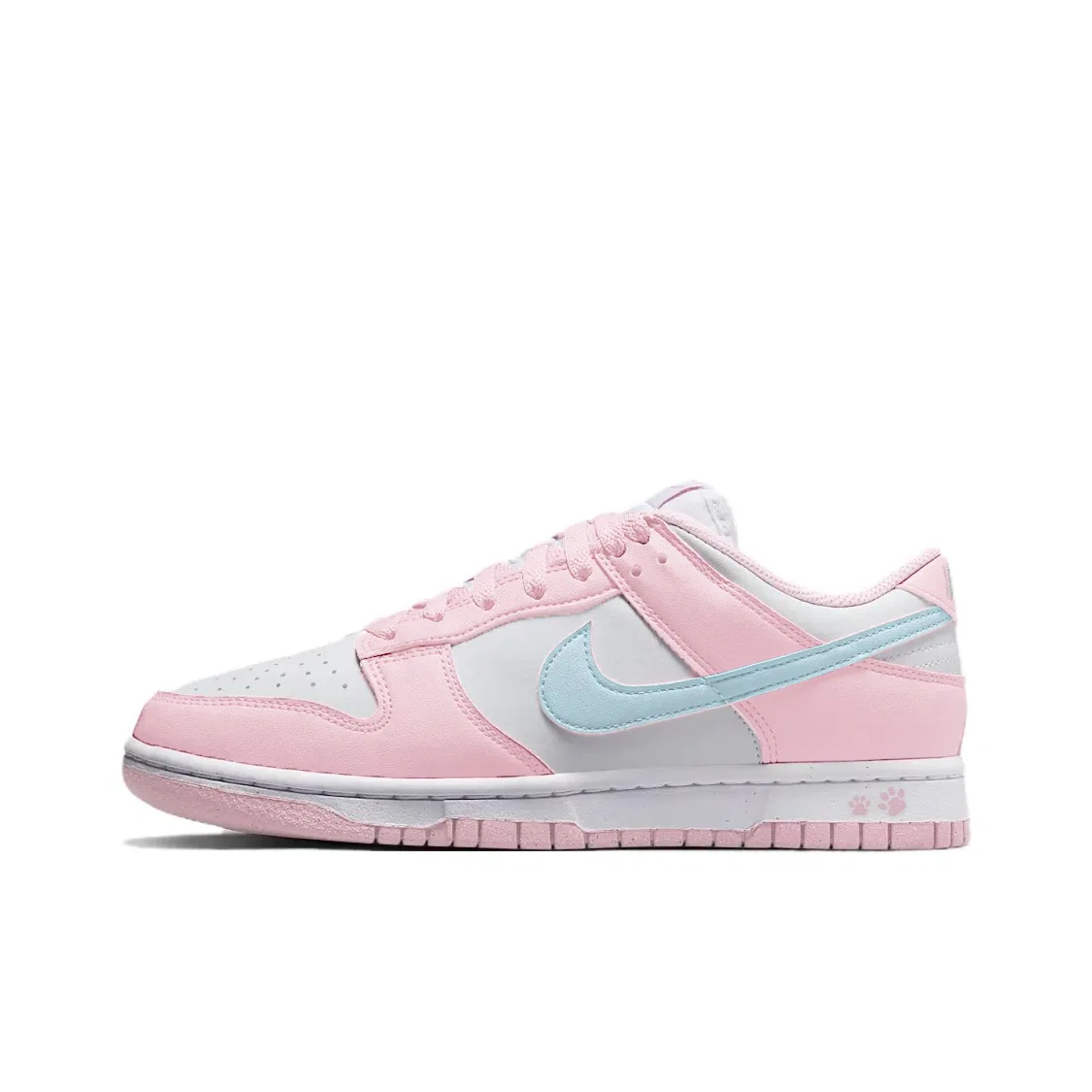 Детские скейтборд-кроссовки с принтом Dunk Pink Blue Nike