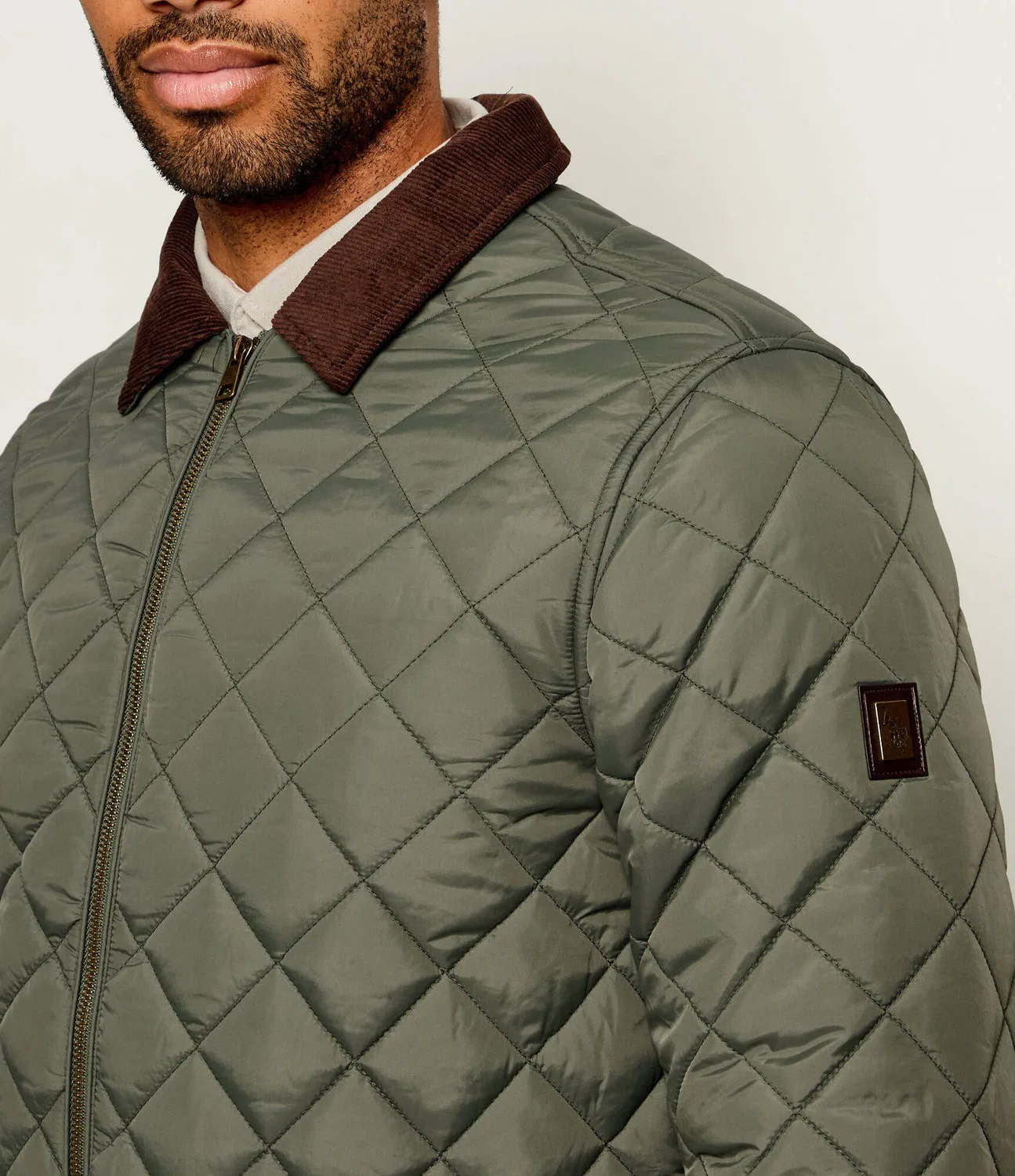 Куртка Diamond Quilt U.S. Polo Assn., Verde — фото 4