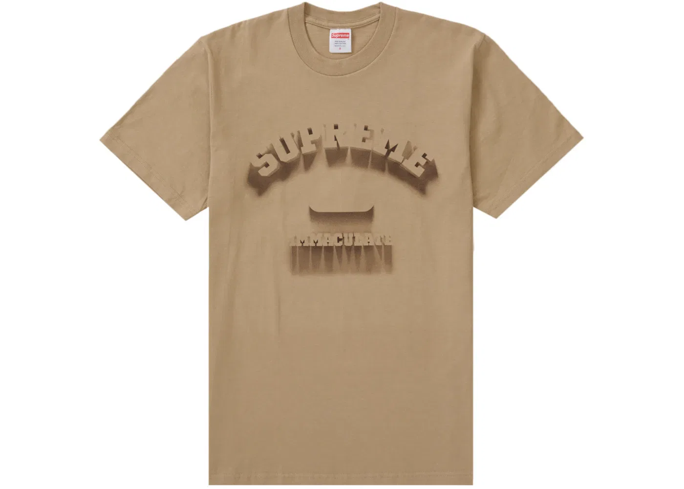 Мужская футболка с принтом Supreme Tee (SS24), Khaki