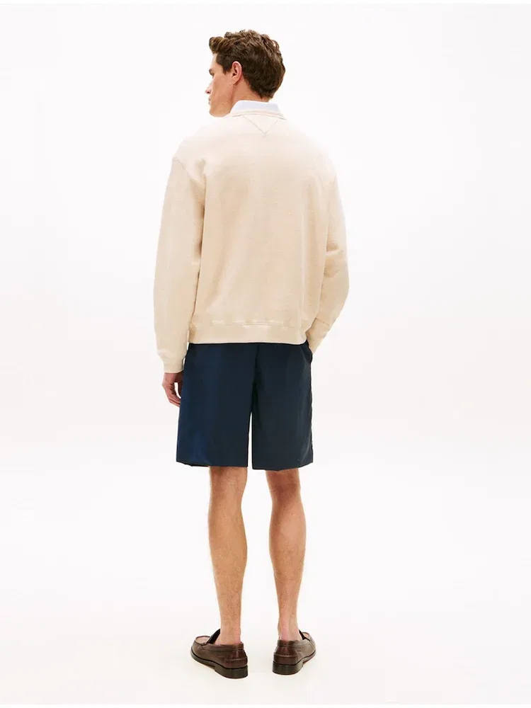 Свитшот с вышивкой Heritage Crest TOMMY HILFIGER, Ivory — фото 3