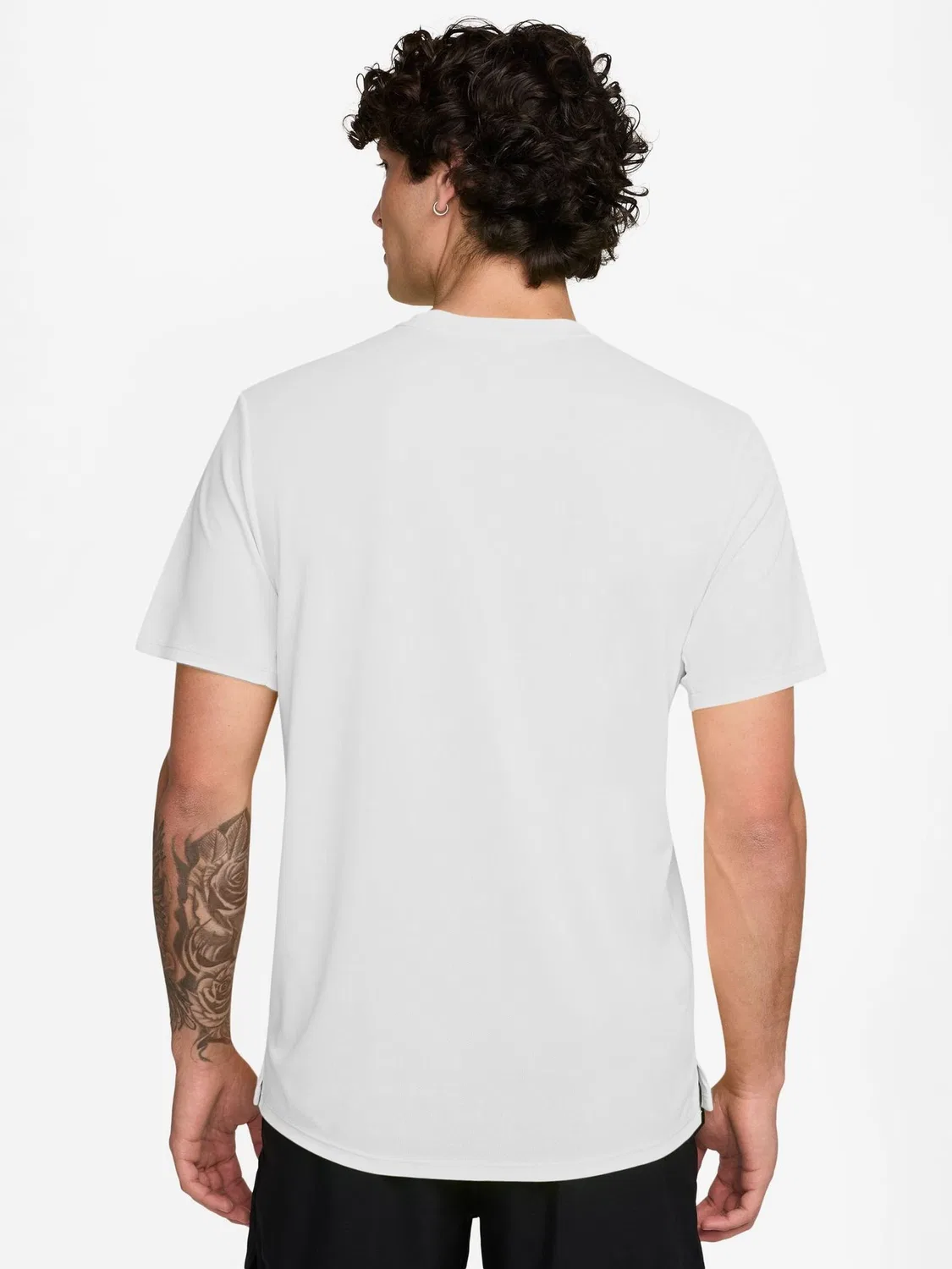 Футболка беговая Miler Dri-FIT UV Nike, белый — фото 2