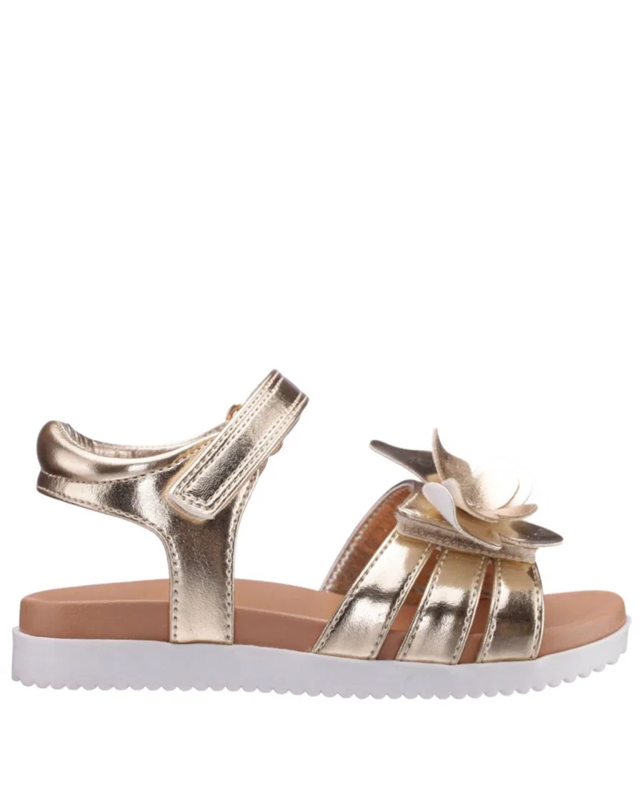 Детская босоножка с закрытым носком BRANTY Nina, Light Gold — фото 2