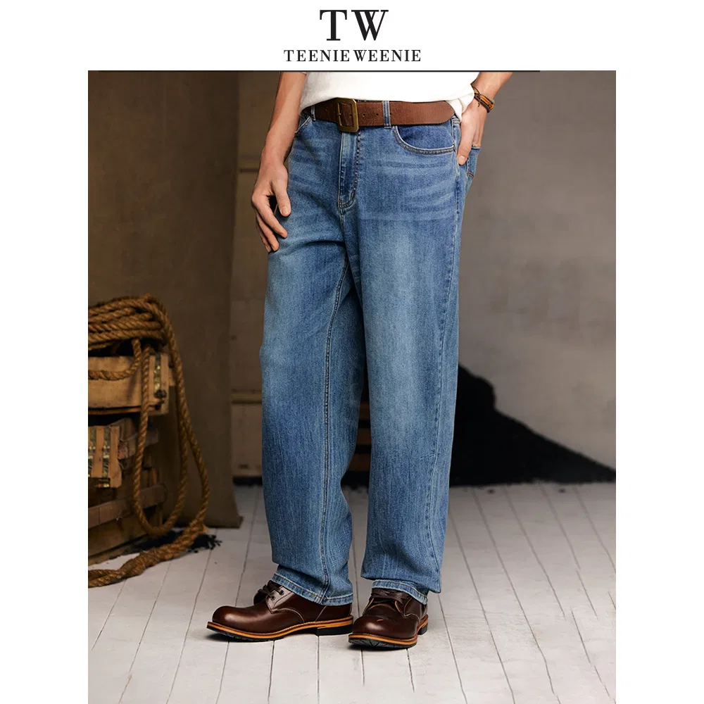 Детские джинсы в стиле American Old Money Teenie Weenie Men, Medium Denim — фото 4