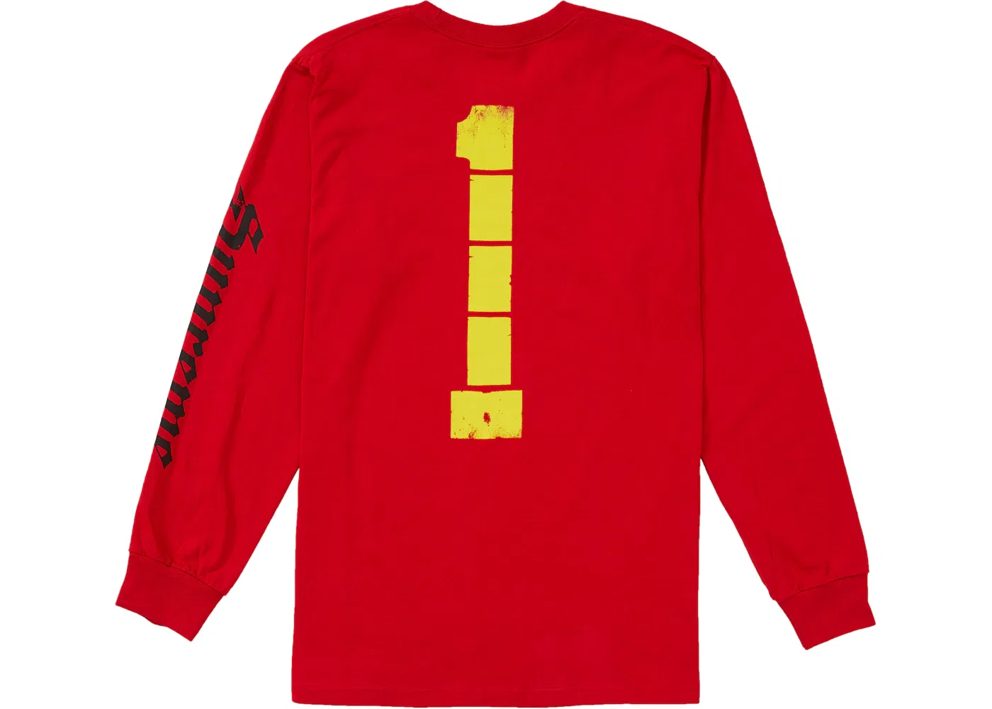 Мужская футболка с длинным рукавом Supreme Ichi The Killer L/S Tee, Red — фото 2