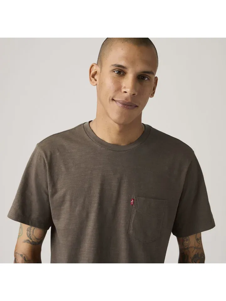 Мужская футболка с круглым вырезом Levi's, Anthracite — фото 3