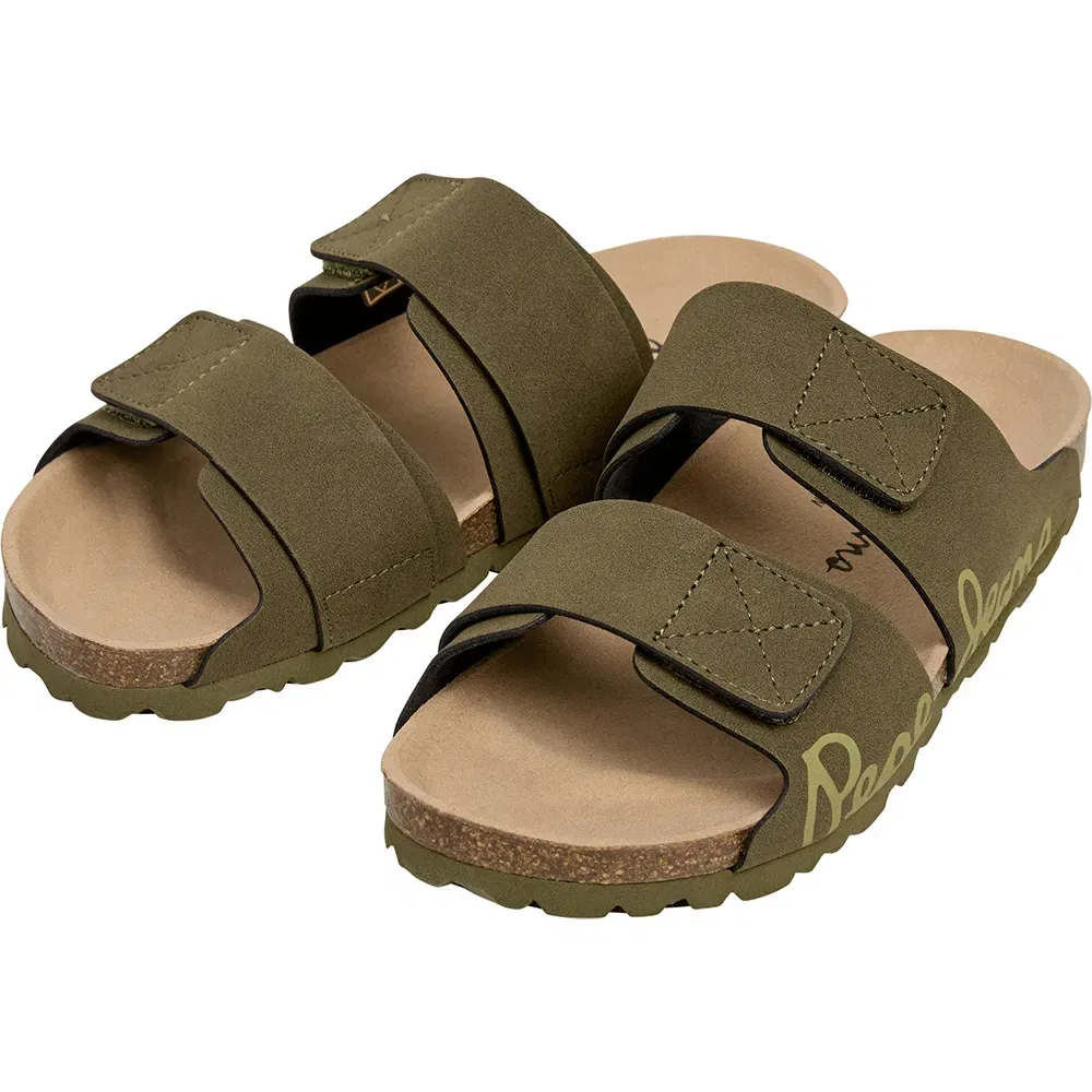 Детские сандалии для мальчиков с анатомической стелькой Bio Brook Pepe jeans, Green — фото 3