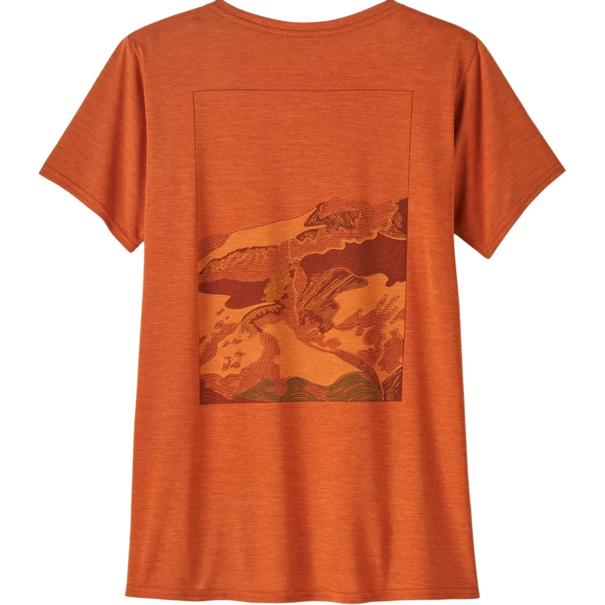 Женская футболка быстросохнущая Capilene Quick Dry Patagonia, Red Tail Rusty/TLRX