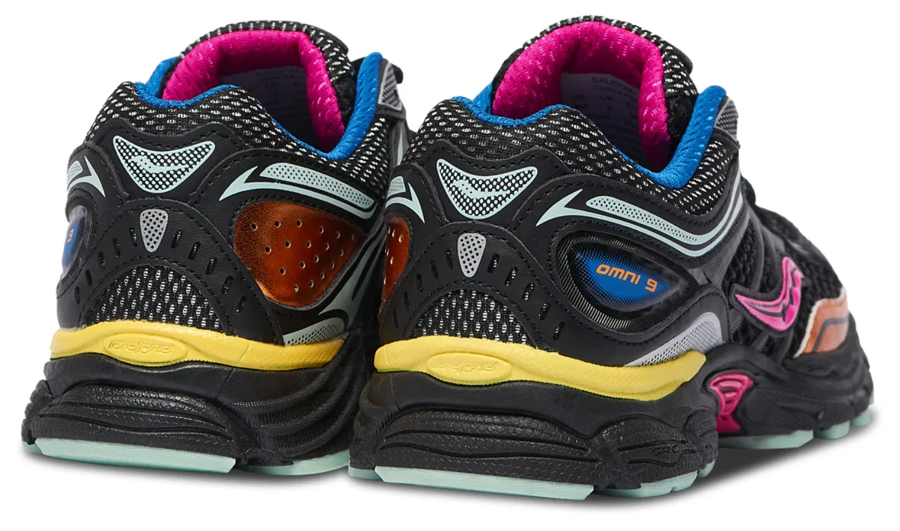 Кроссовки для мальчиков Omni 9 Saucony, цвет Black/Multi — фото 3
