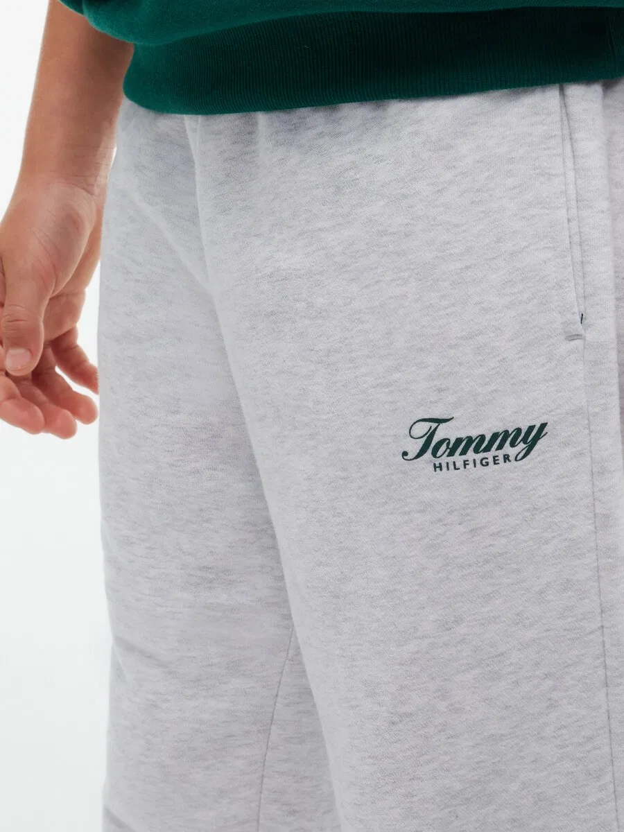 Зауженные брюки TOMMY HILFIGER, серые с пятнистым рисунком — фото 3