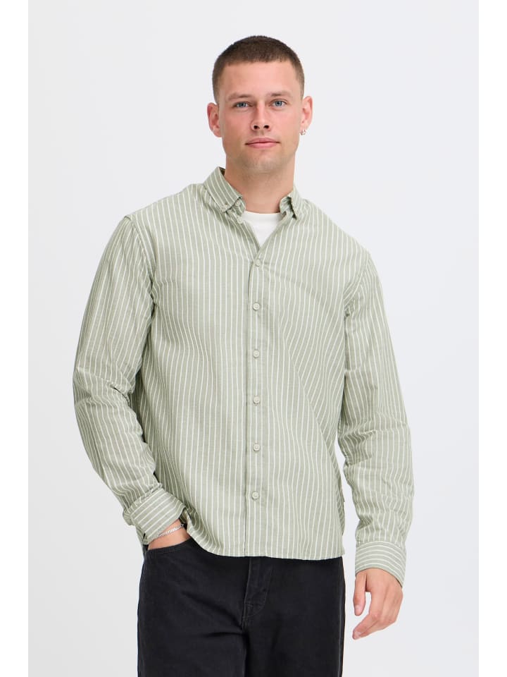 

BLEND Зеленая рубашка с длинными рукавами BHAdas