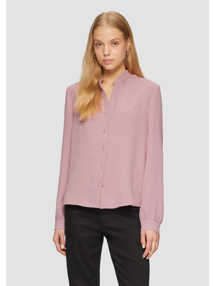 

Блуза QS Bluse langarm, розовый
